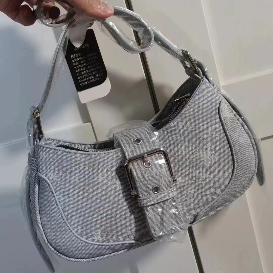 Texture Stick Cowboy Shoulder Bag