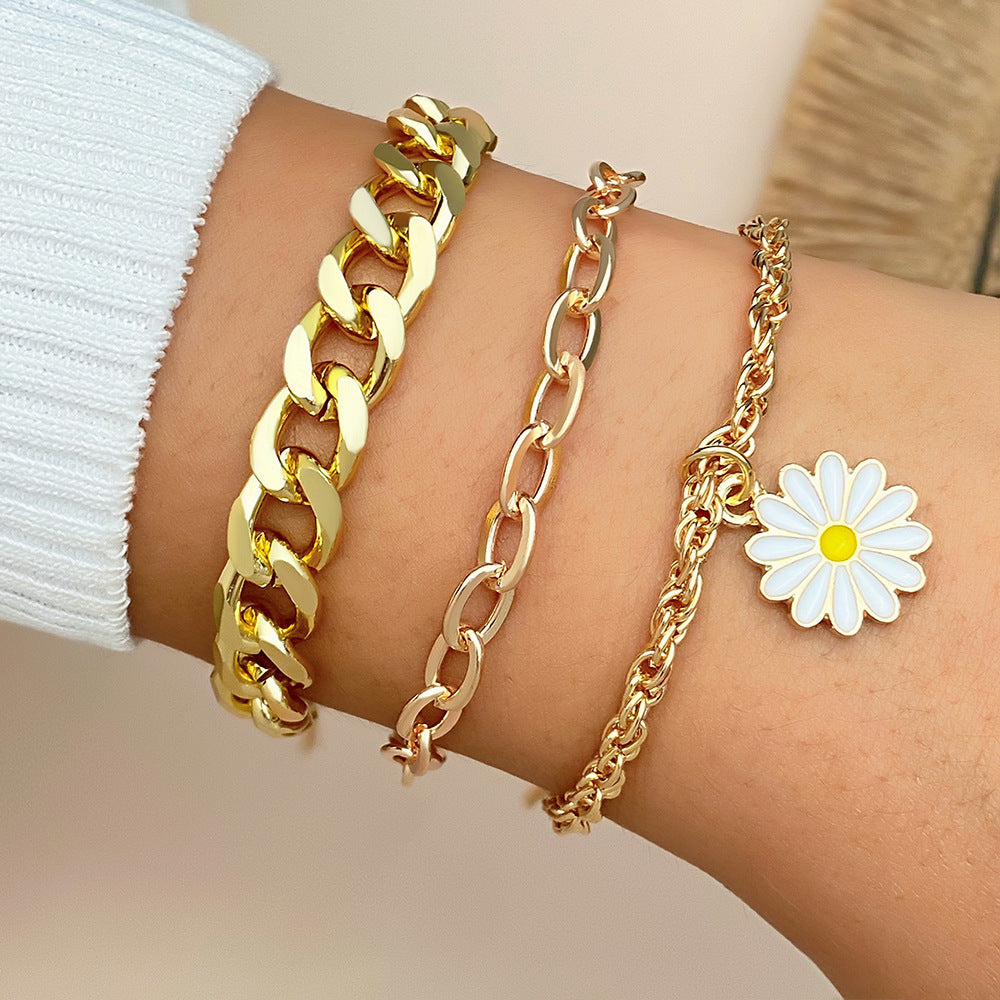 Retro Simplicity Thick Chain Bracelet