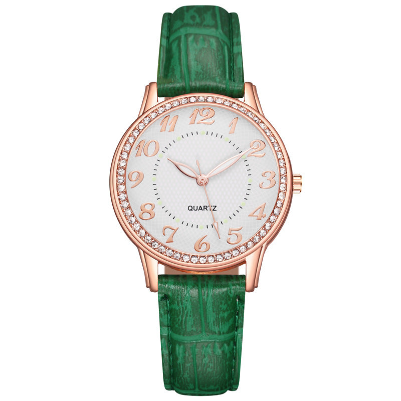 Diamond Luminous Quartz Watch