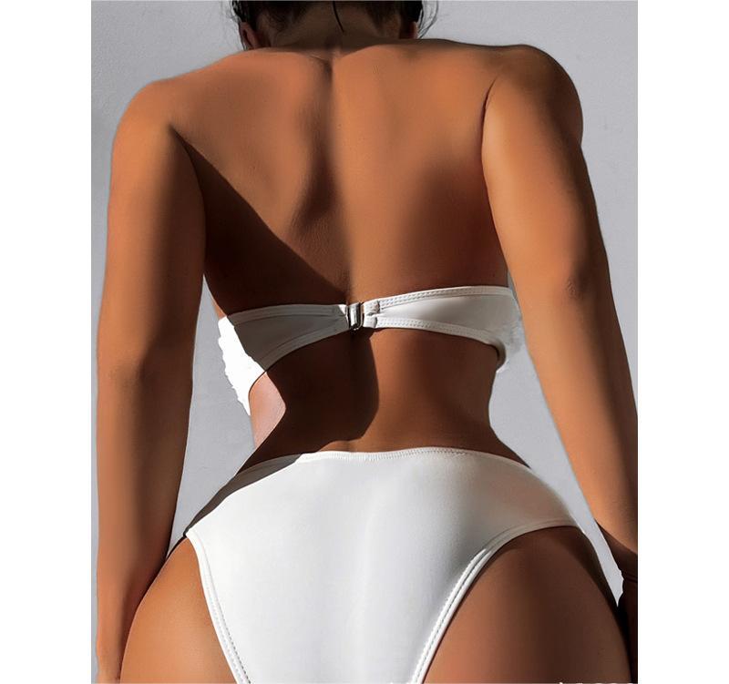 Sexy Tube Top High Waist Swimsuit