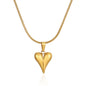 Heart-shaped Necklace and earring