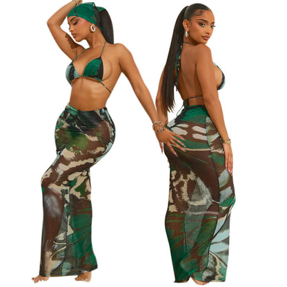 Printed Two-piece Underwear Skirt