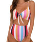Women's Bow High Waist Bikini Suit