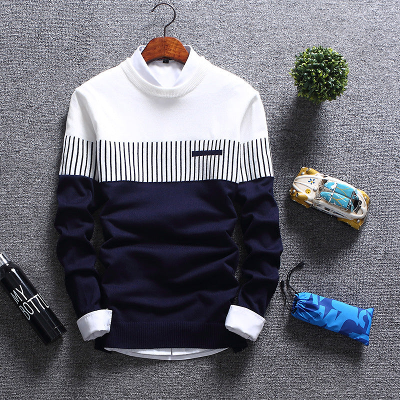 Men's Striped Thin Sweater