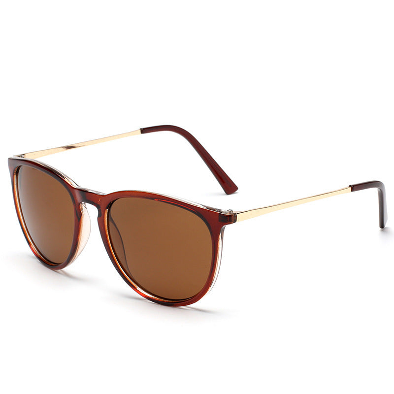 Unisex Retro Round Frame Sunglasses