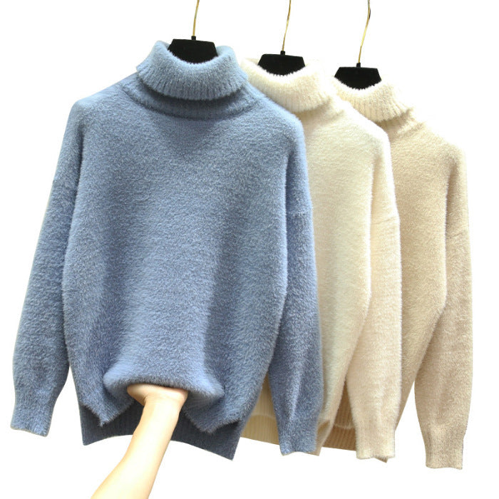 Collar Winter Chenille Sweater