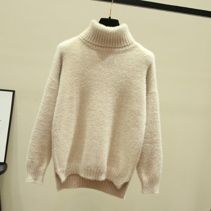 Collar Winter Chenille Sweater