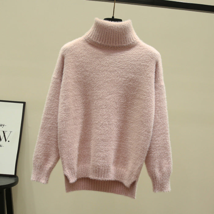 Collar Winter Chenille Sweater