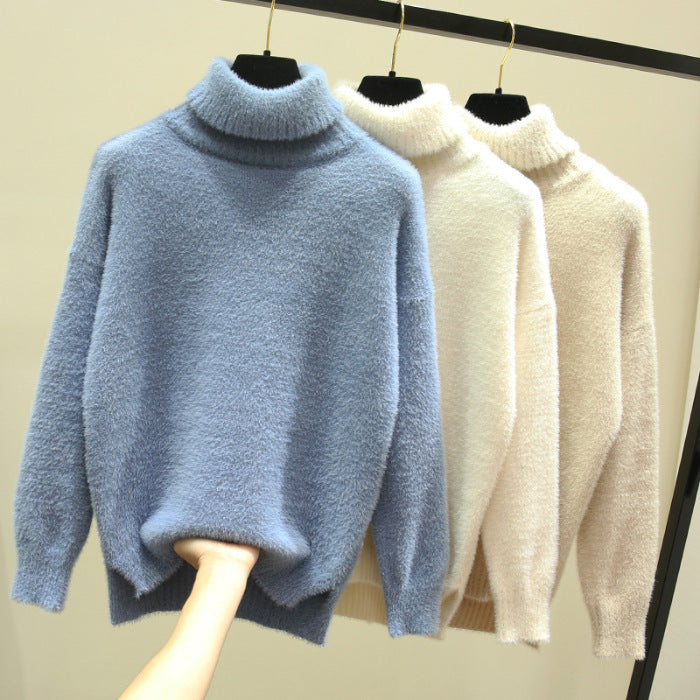 Collar Winter Chenille Sweater