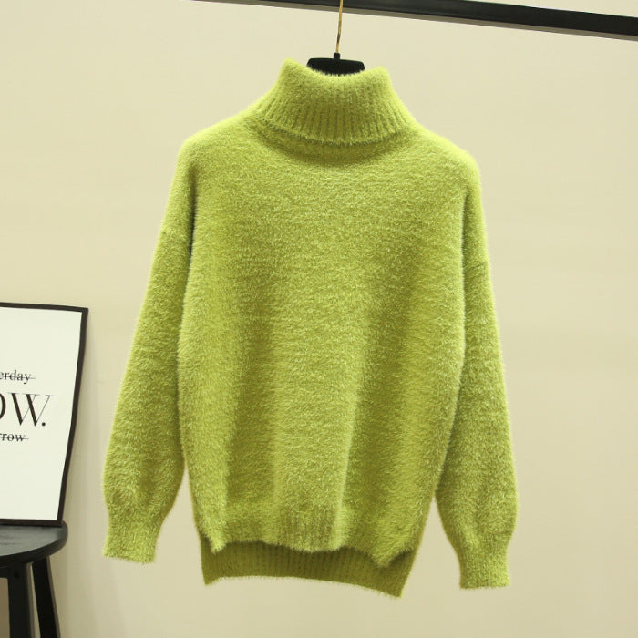 Collar Winter Chenille Sweater