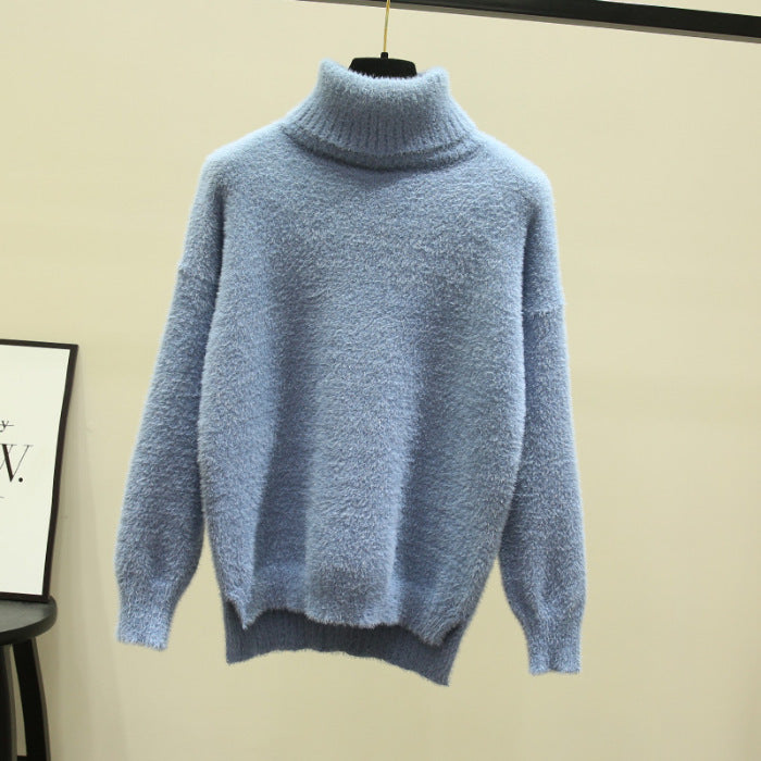 Collar Winter Chenille Sweater