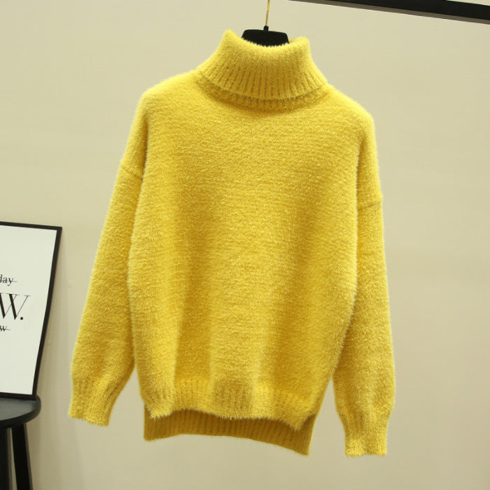 Collar Winter Chenille Sweater