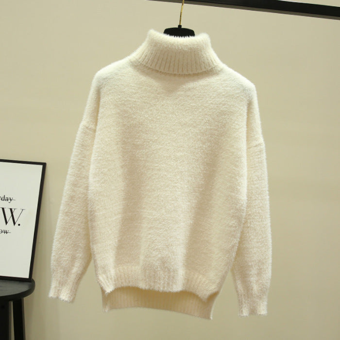 Collar Winter Chenille Sweater