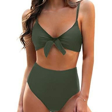 Women's Bow High Waist Bikini Suit