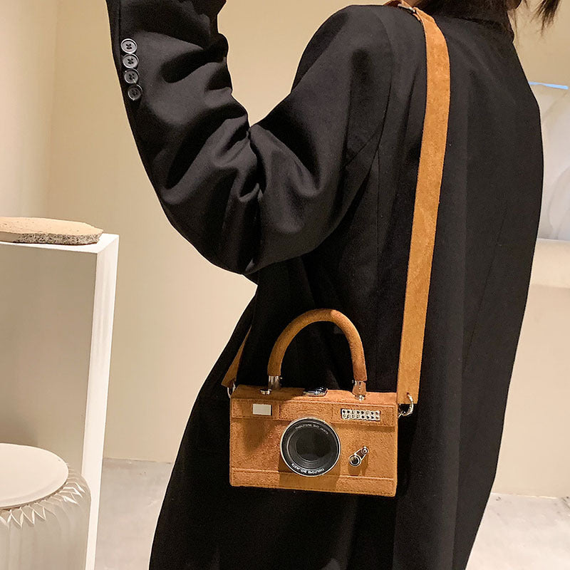 Frosted Camera Shoulder Bag