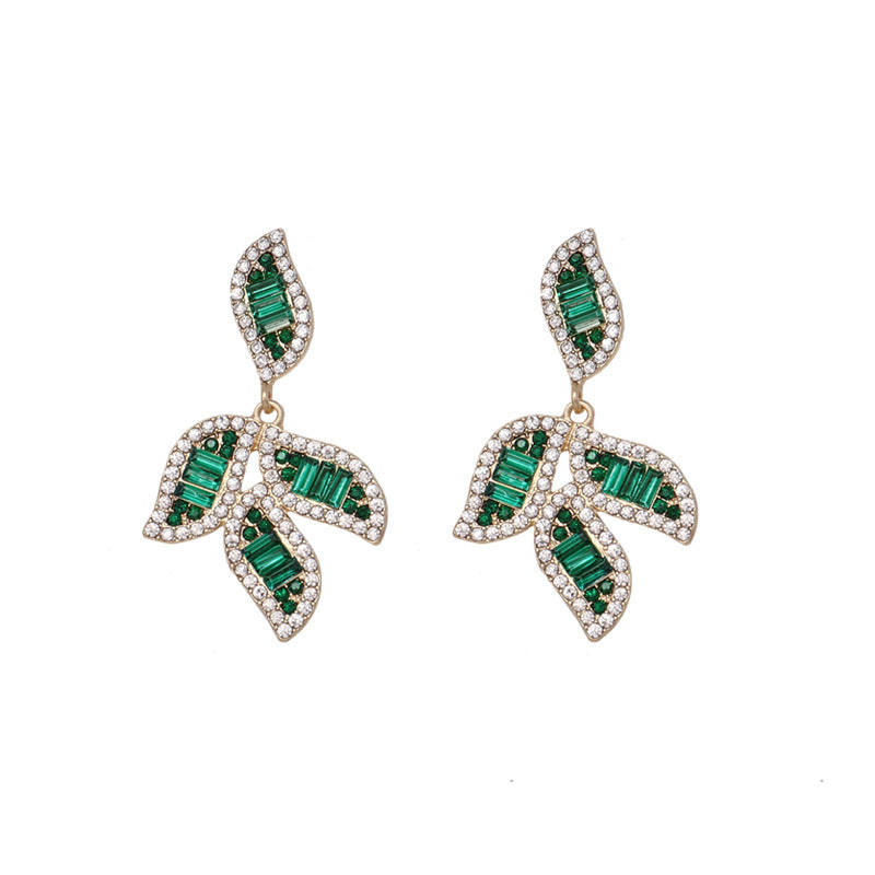 Leaf-shaped Earring