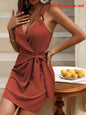 Personality Slim Fit Belt Dress