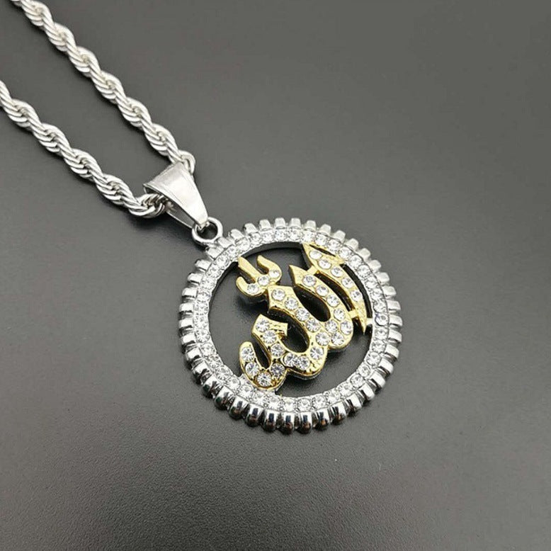 Golden Rhinestone Necklace