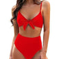 Women's Bow High Waist Bikini Suit