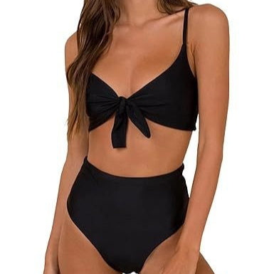 Women's Bow High Waist Bikini Suit