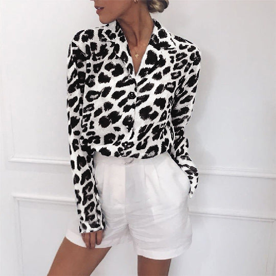 Leopard Print Blouse