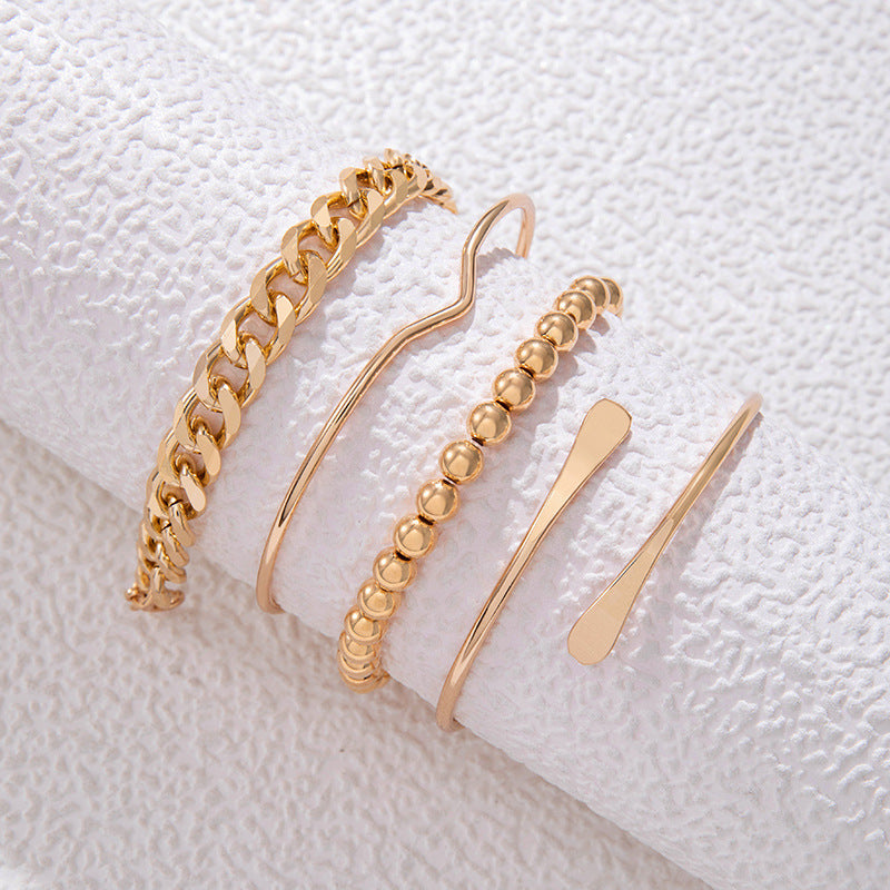 Retro Simplicity Thick Chain Bracelet