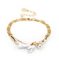 Pearl Painting Oil Rabbit Bracelet