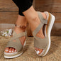 Cross-strap Platform Gladiator Sandal