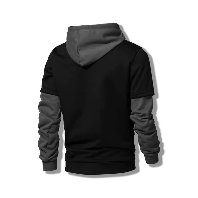 Drawstring Pocket Long Sleeve Sweater
