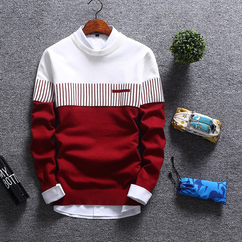 Men's Striped Thin Sweater