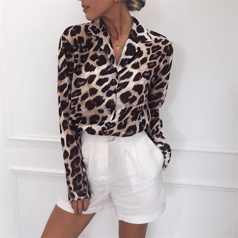 Leopard Print Blouse