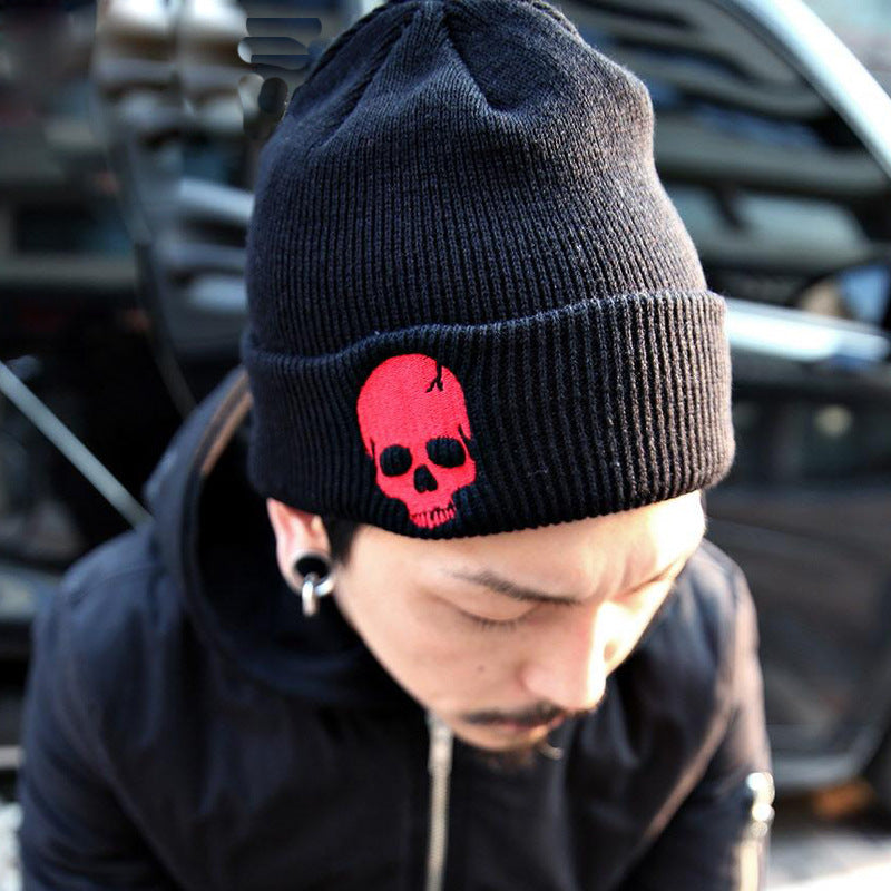 Skull Personality Hip Hop Knitted Hat