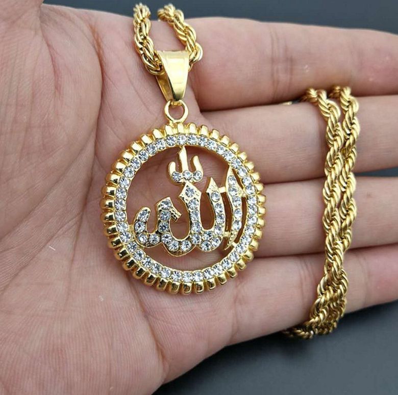 Golden Rhinestone Necklace