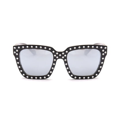 Large Frame Rhinestone Sunglasses
