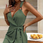 Personality Slim Fit Belt Dress