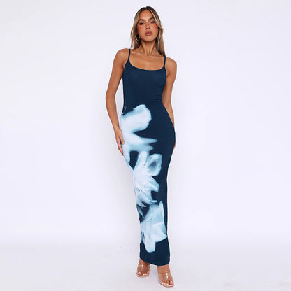 Suspenders Printed Slim Fit Dress