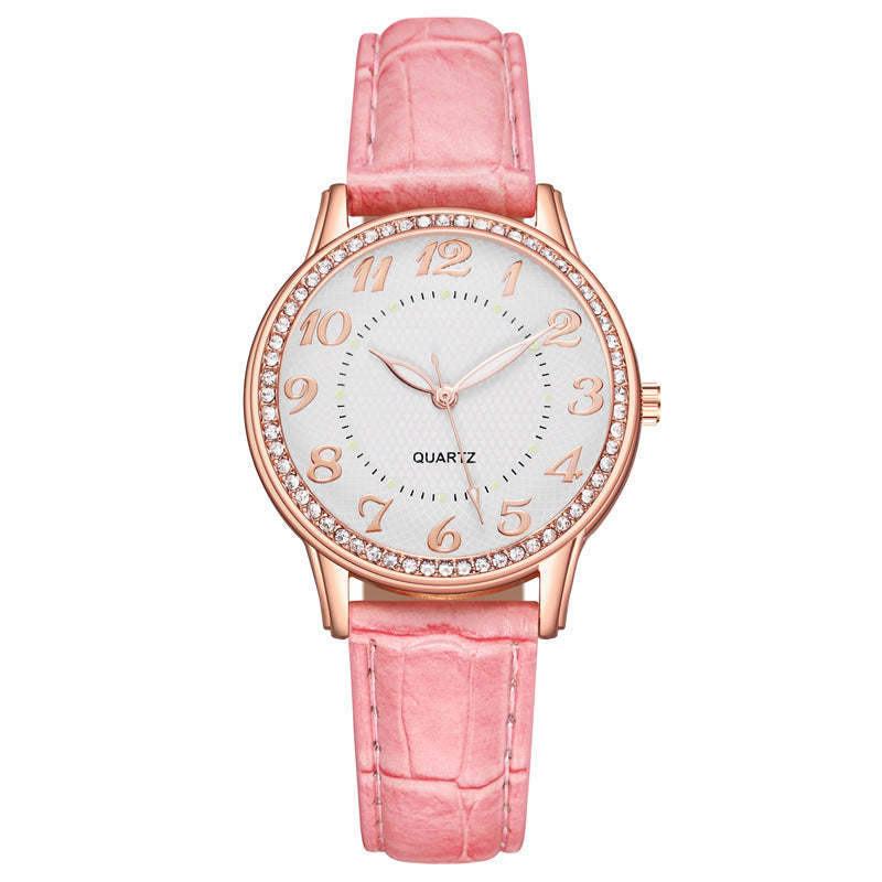 Diamond Luminous Quartz Watch