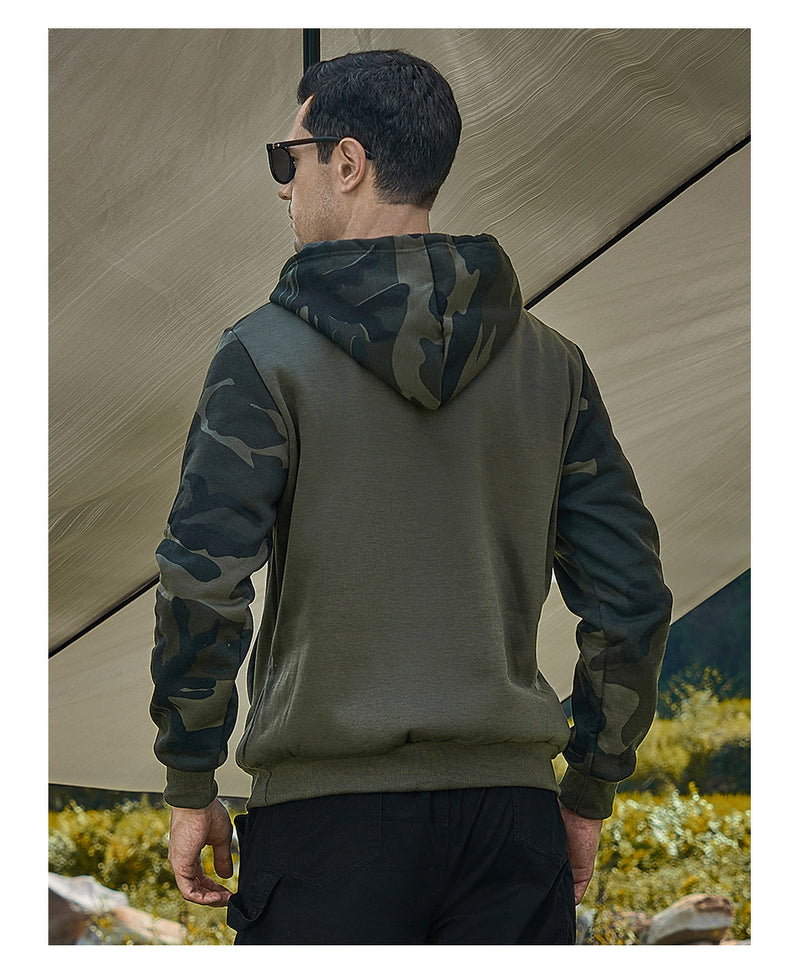 Casual Camouflage Hooded Sweater