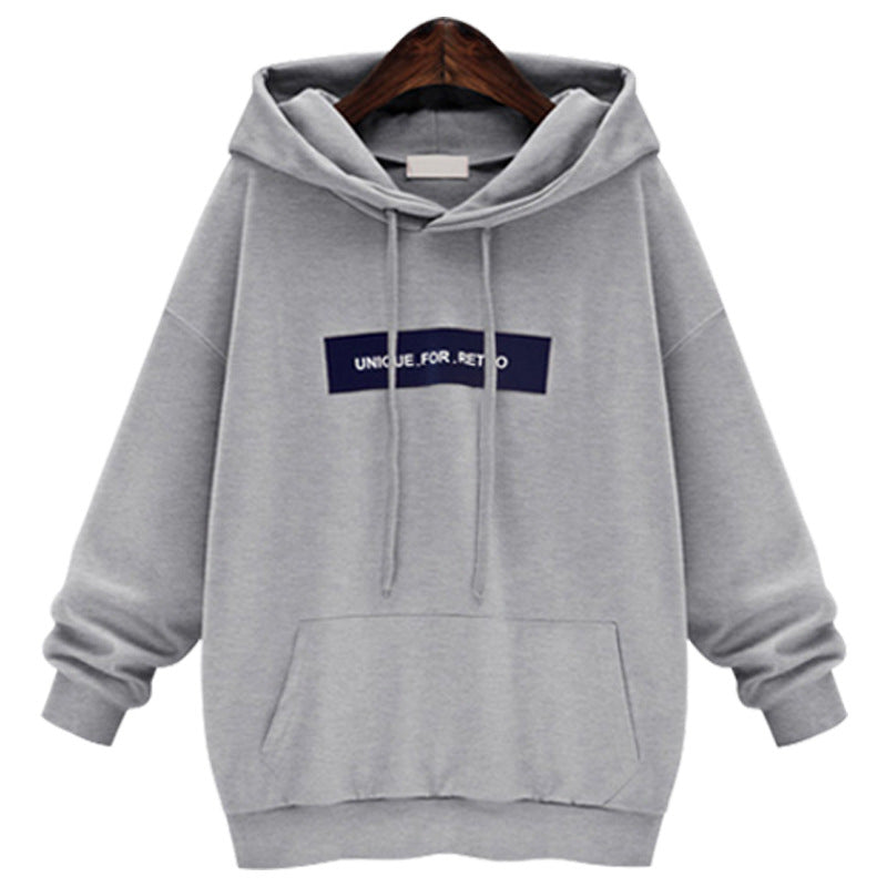 Hooded Plus Fleece Sweater