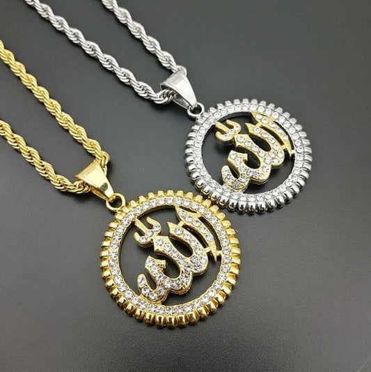 Golden Rhinestone Necklace