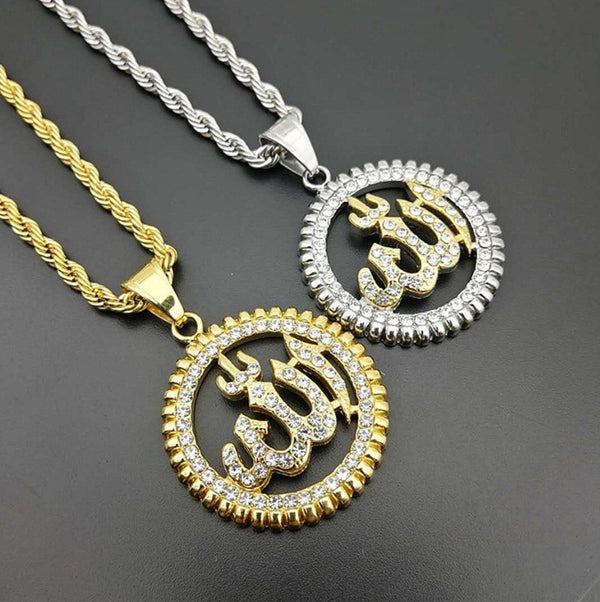 Golden Rhinestone Necklace