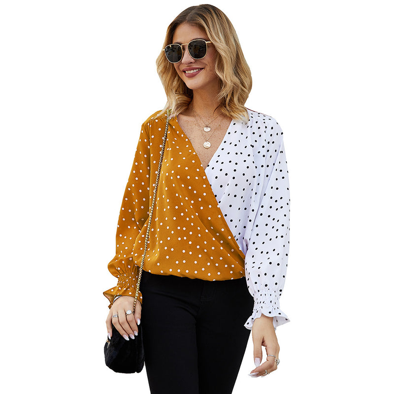 Polka Dot Long Sleeve Shirt