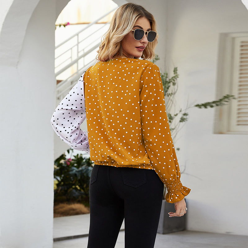 Polka Dot Long Sleeve Shirt