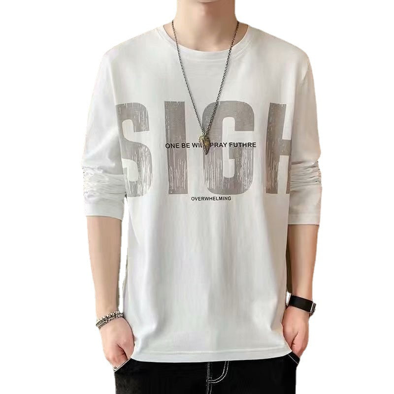 Solid Color Casual Bottoming Shirt