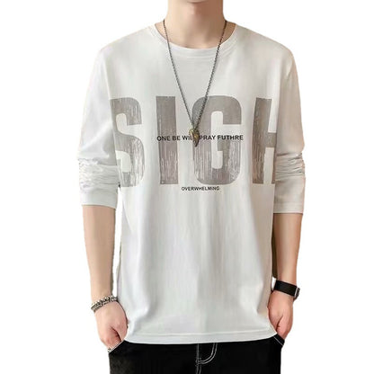 Solid Color Casual Bottoming Shirt