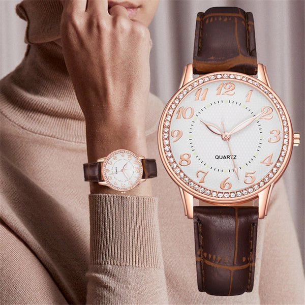 Diamond Luminous Quartz Watch