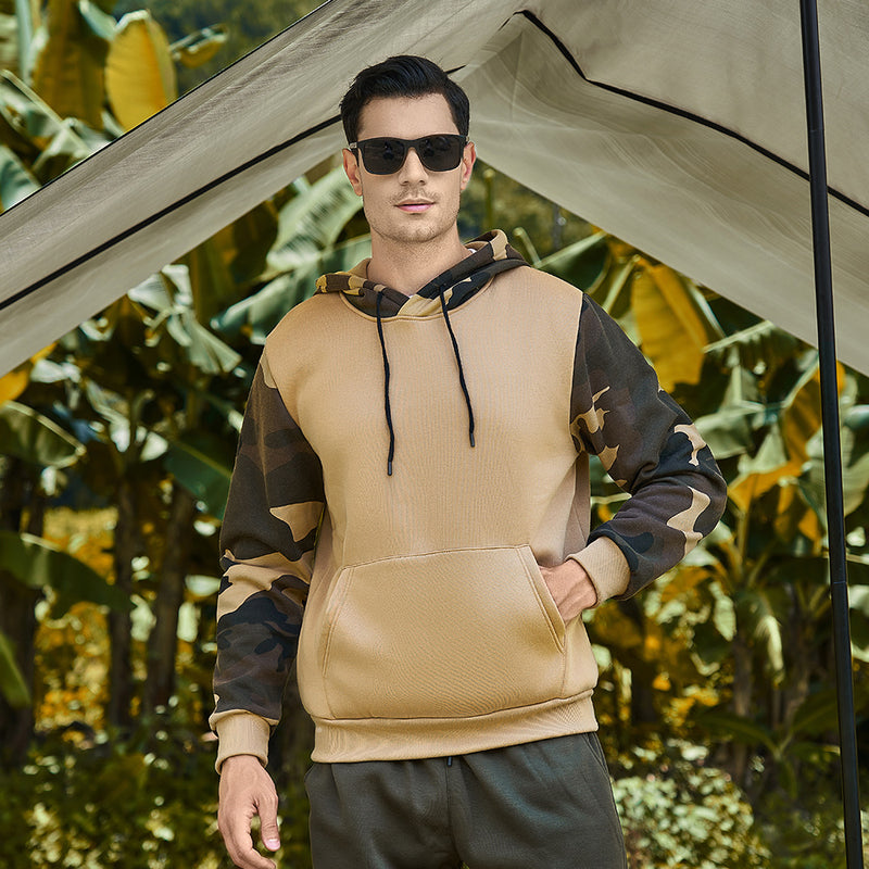 Casual Camouflage Hooded Sweater