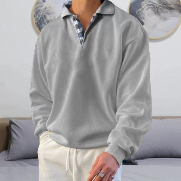 Lapel Loose Hoodie Men's Wear