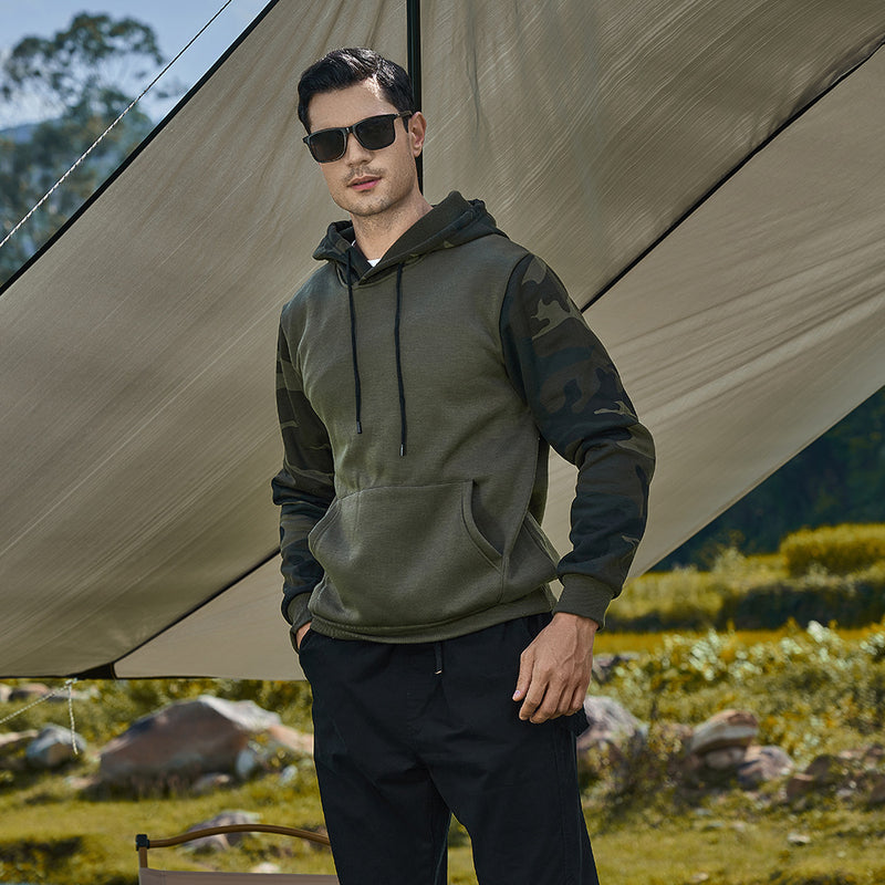 Casual Camouflage Hooded Sweater