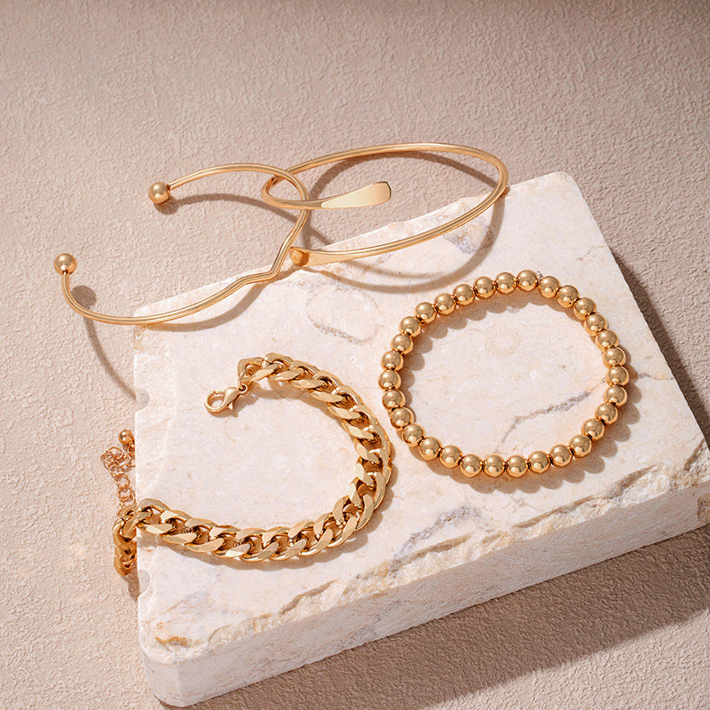 Retro Simplicity Thick Chain Bracelet